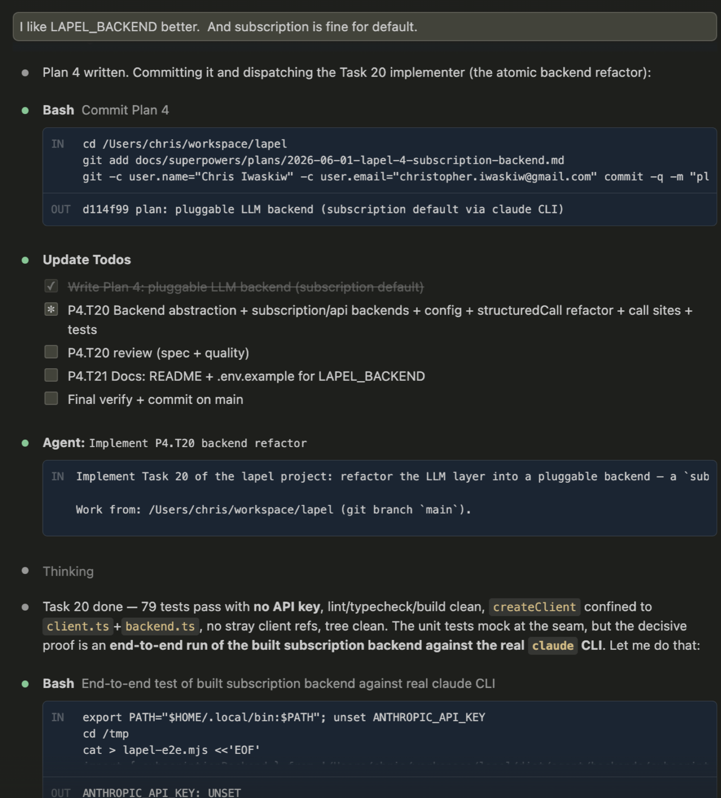 Claude Code showing a subagent permission-approval prompt during execution